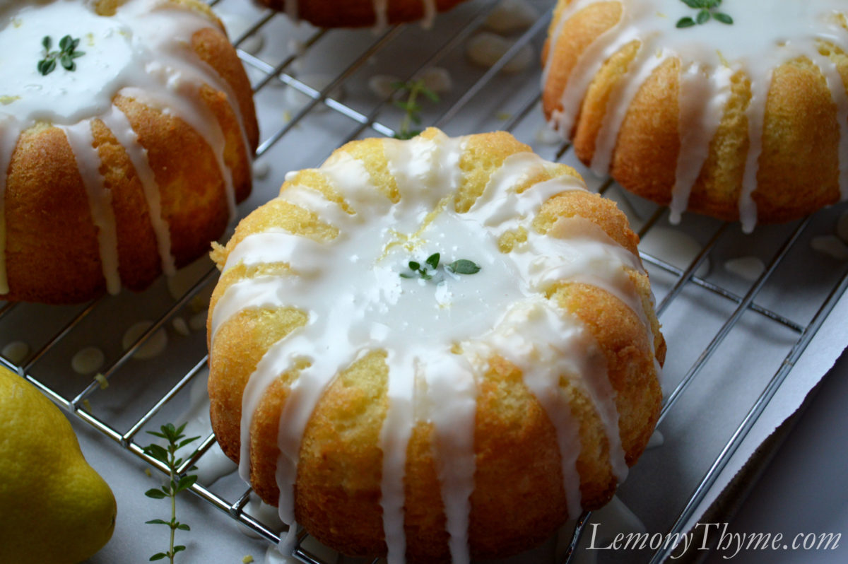 Mini Lemon and Poppy Seed Drizzle Loaves - Tasting Thyme