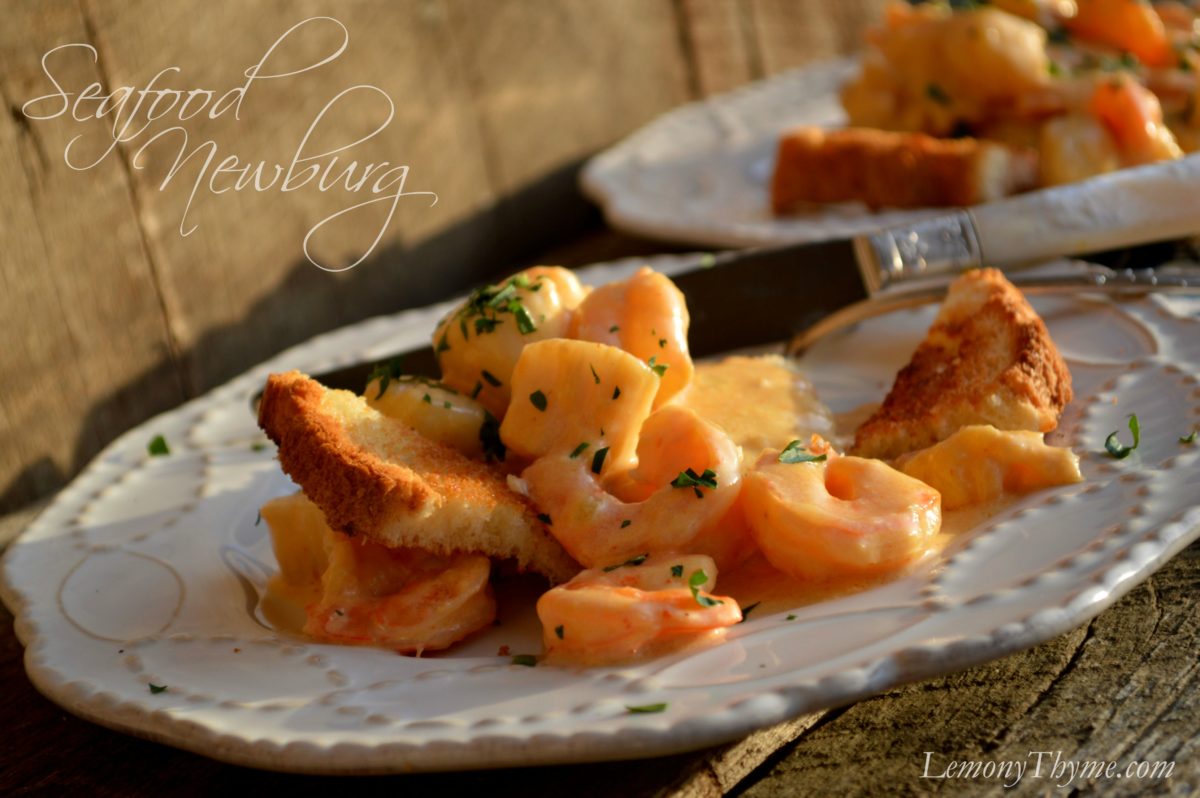 Seafood Newburg (Lobster, Scallops, Shrimp or All Three)