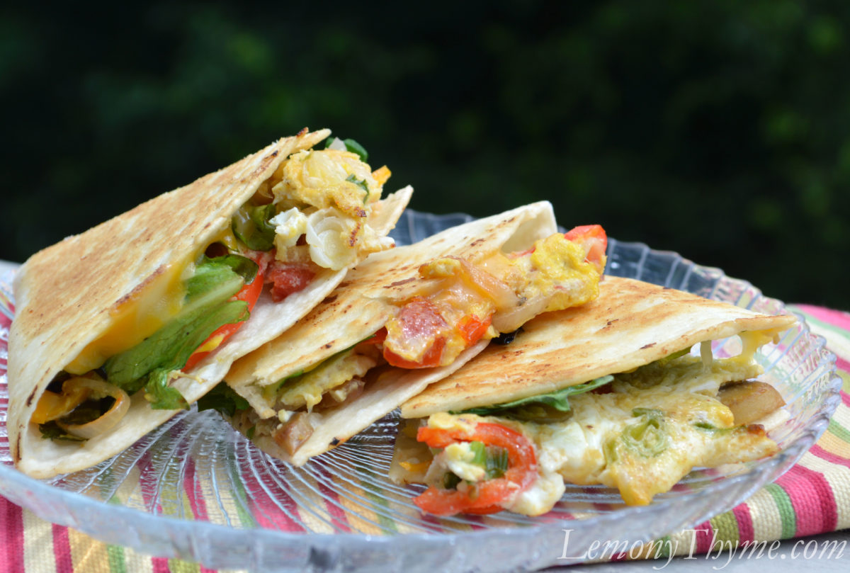 Frittata-Filled Breakfast Taco (a.k.a. Tortilla in a Tortilla