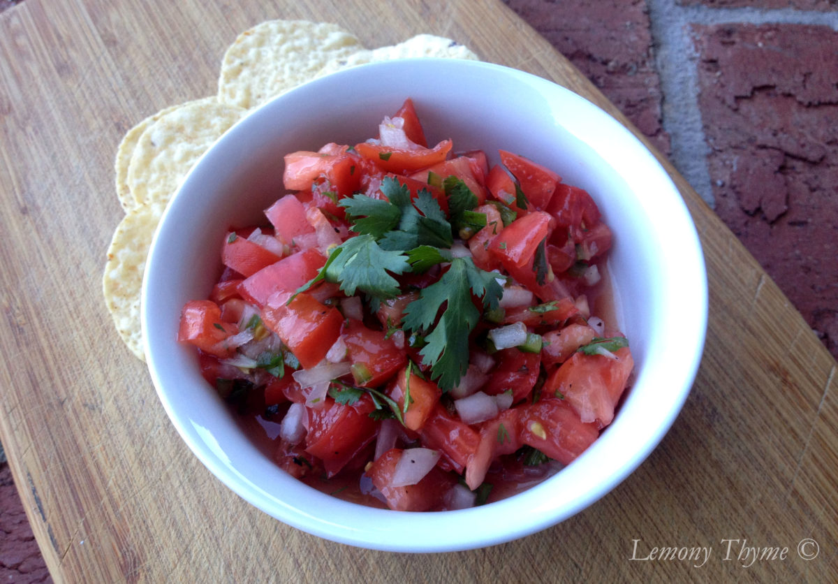 Fresh Tomato Salsa Lemony Thyme