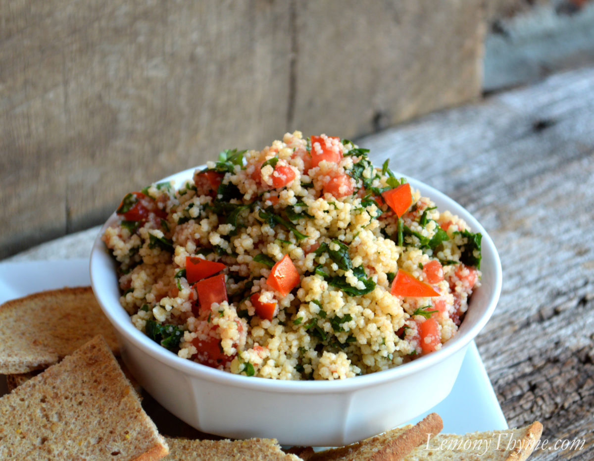 Tabouleh &amp; Couscous Salad - Lemony Thyme